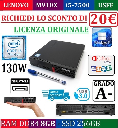 Lenovo m910x mini 7500 - lenovo, pc