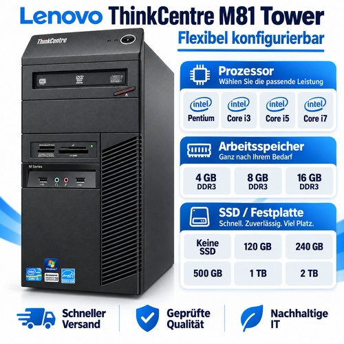 Lenovo thinkcentre m81 tower - lenovo,