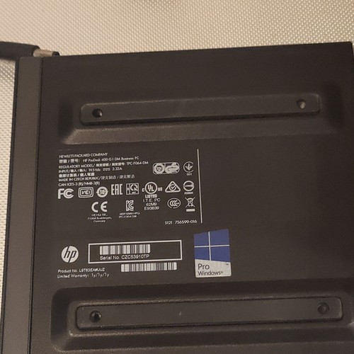 Prodesk 400 mini - hp, pc